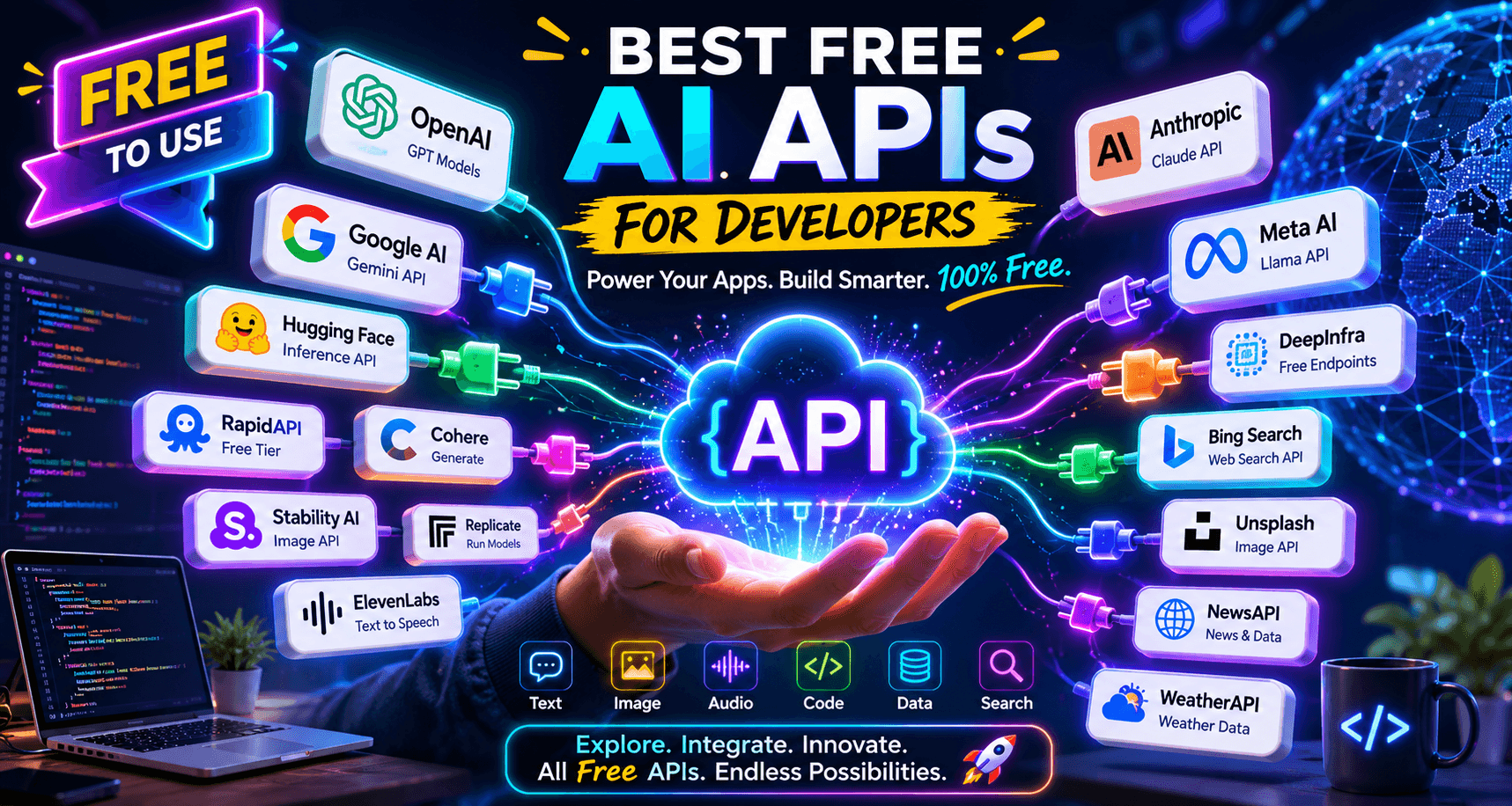 Best Free AI APIs for Developers in 2026